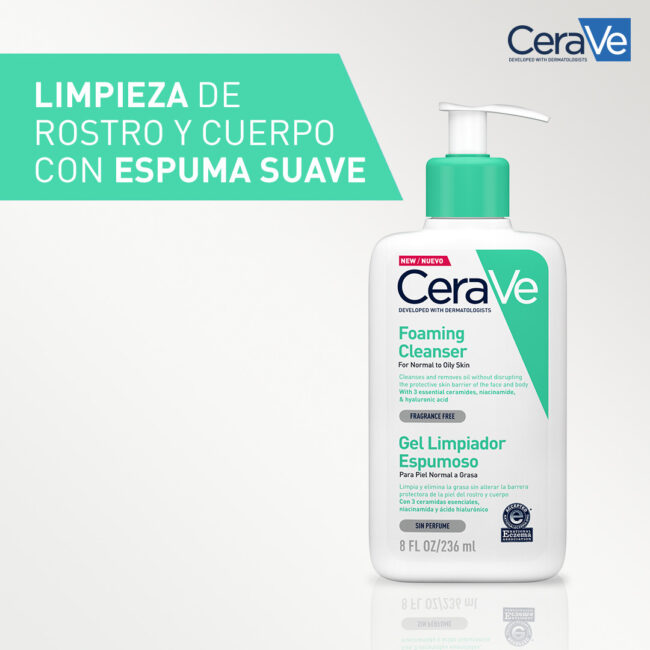 CeraVe limpiador crema-espuma - Imagen 3